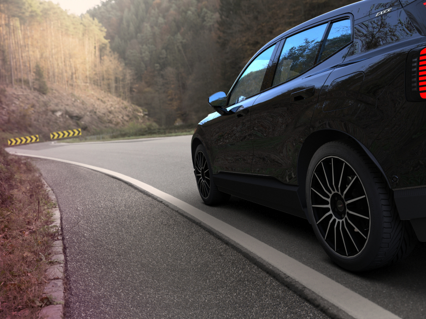 LAMERA (L)|Schwarz Matt Poliert 20