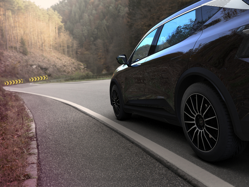 LAMERA (L)|Schwarz Matt Poliert 19