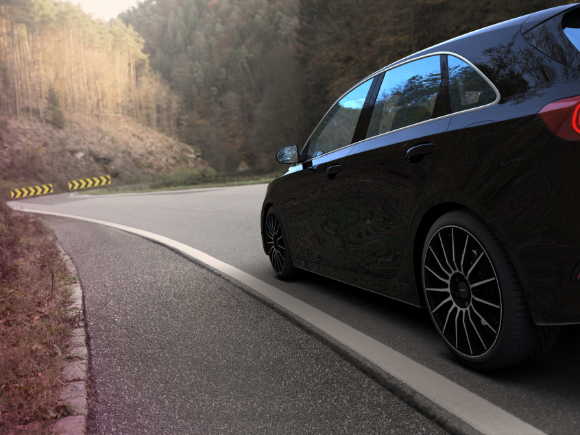 LAMERA (L)|Schwarz Matt Poliert 19