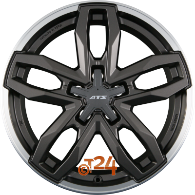 ATS TEMPERAMENT 8.5x18 ET4 6x139.7 Blizzard-Grau Hornpoliert Einteilig