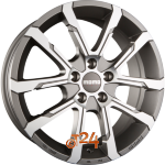 MOMO QUANTUM EVO Matt Anthracite Diamond Cut Einteilig 7.00 x 17 ET 42.00  5x114.3