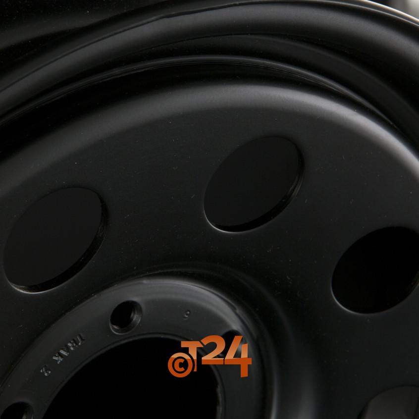 TRAK2|Schwarz Matt - Offroad Stahlfelge 15