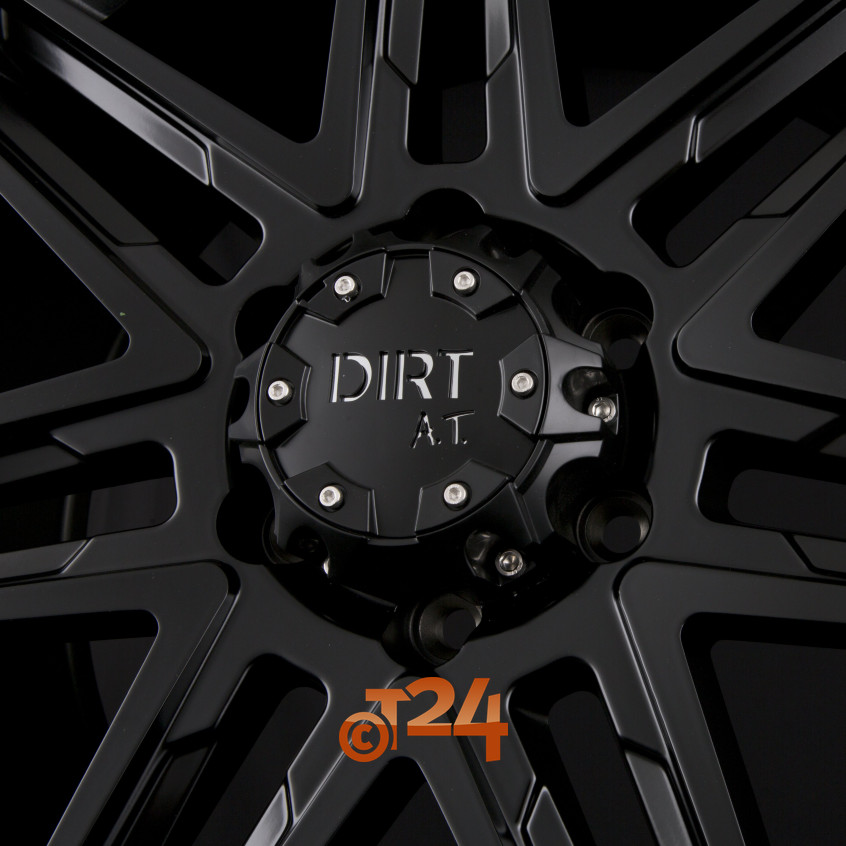 D62|Flat Black Milled Rivets 18