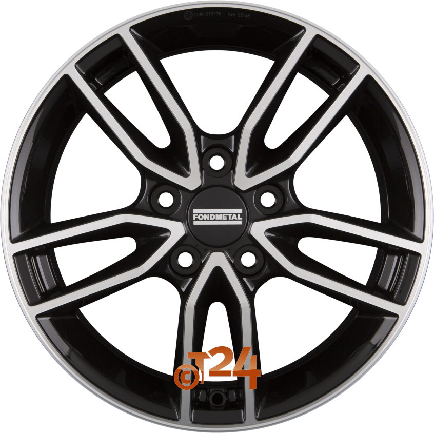 KOROS|Glossy Black Machined - Diamond Black 19