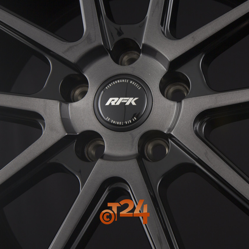 GLS302|Gloss Black Brushed Face 19