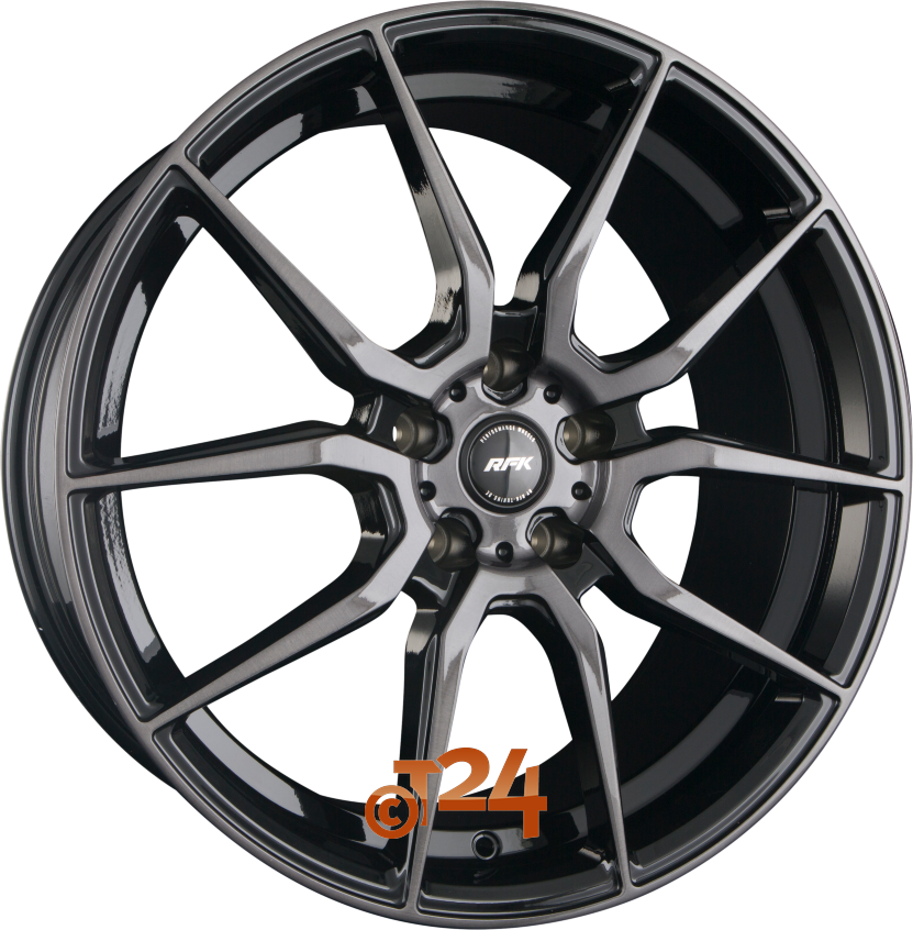 GLS303|Gloss Black Brushed Face 20