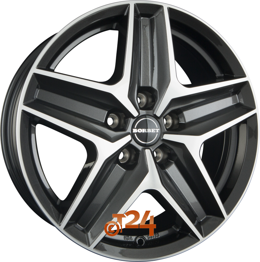 CWZ|Mistral Anthracite Glossy Polished 18