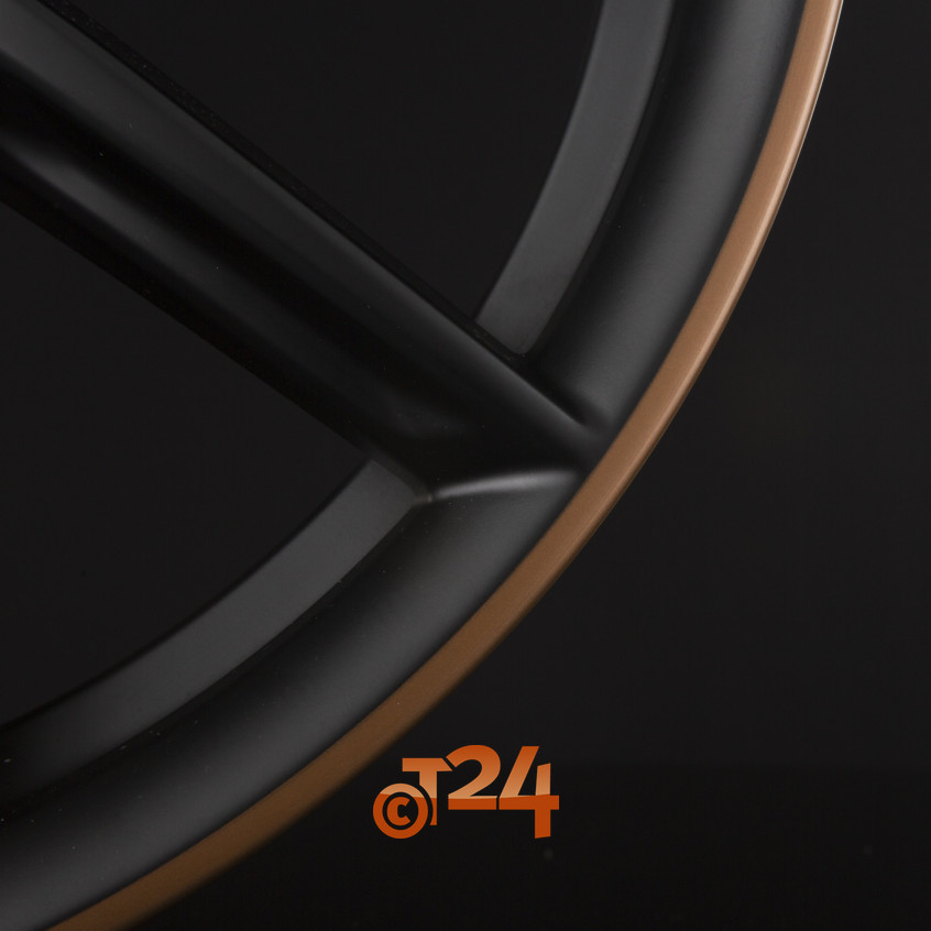 LX|Black Matt Rim Copper 18