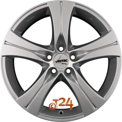AUTEC ETHOS (E) 7x16 ET45 5x108 Brillantsilber Einteilig