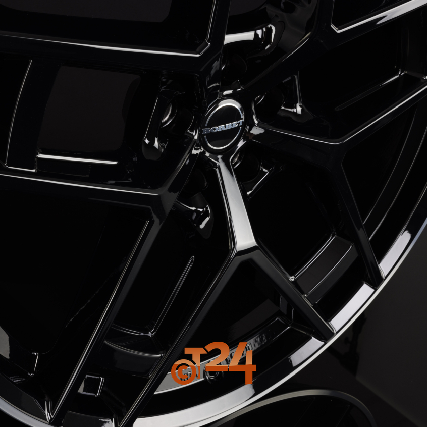 TF|Black Rim Polished Glossy 24