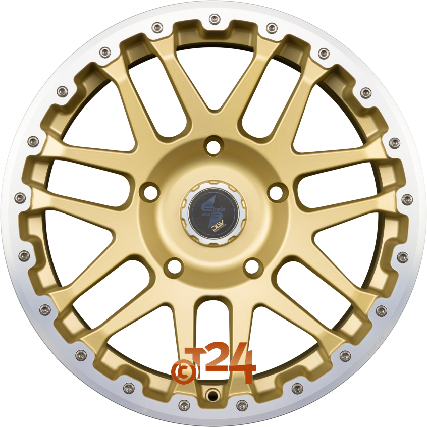 COMBAT CV|Gold Matt Lip + Cap Polish 17