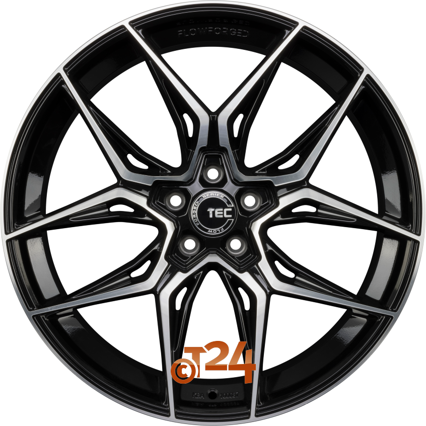 GT9 FLOWFORGED|Schwarz-Glanz Frontpoliert 19