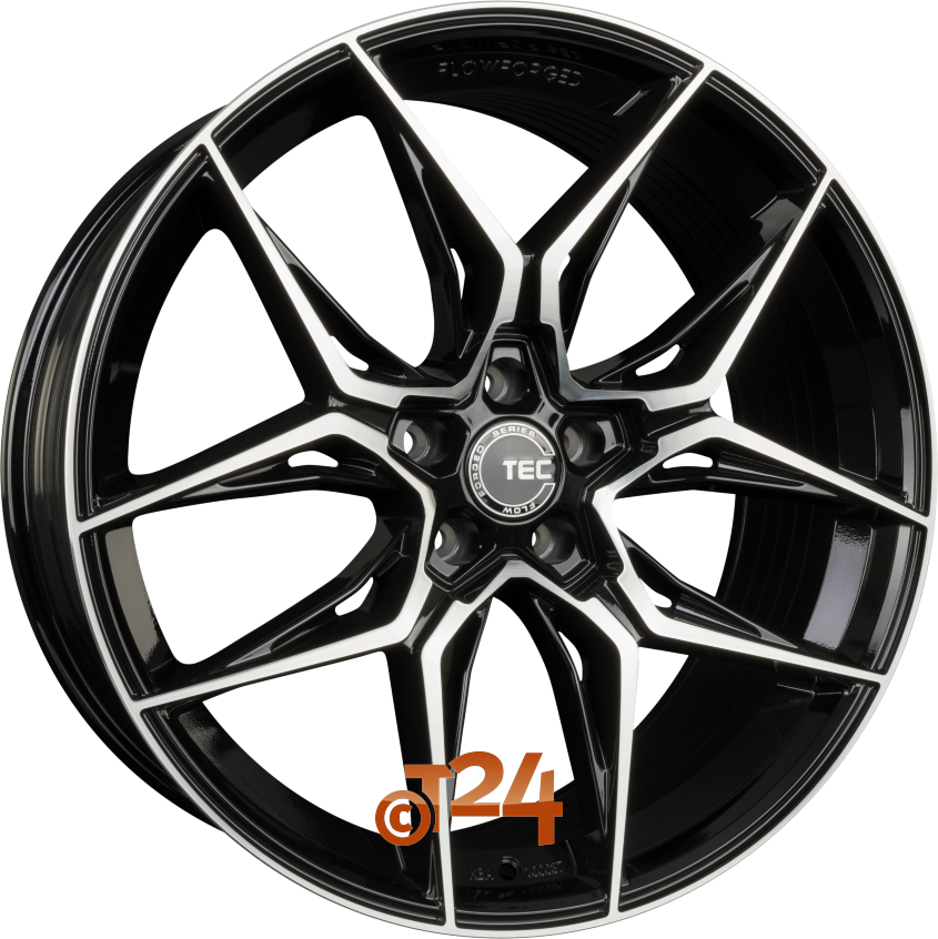 GT9 FLOWFORGED|Schwarz Glanz Frontpoliert 20