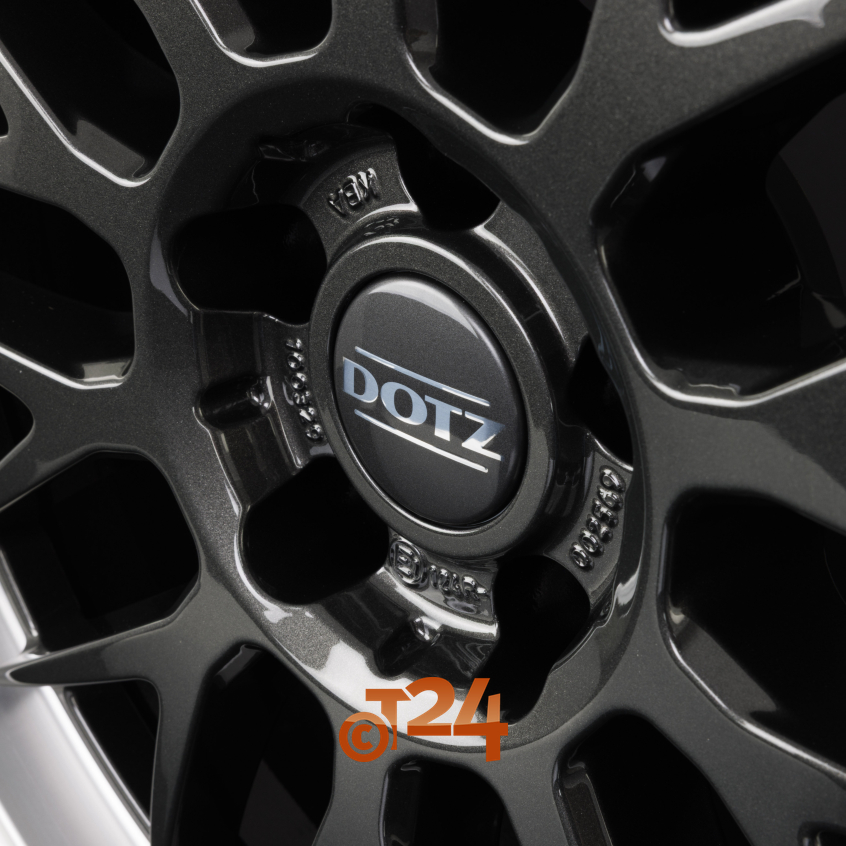 BILBAO|DARK - Gunmetal Matt mit Poliertem Felgenhorn 17