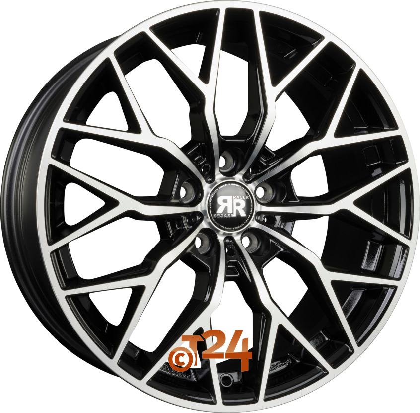 MYGAL|Noir Brillant Face Polie - Bright Black Machined 19