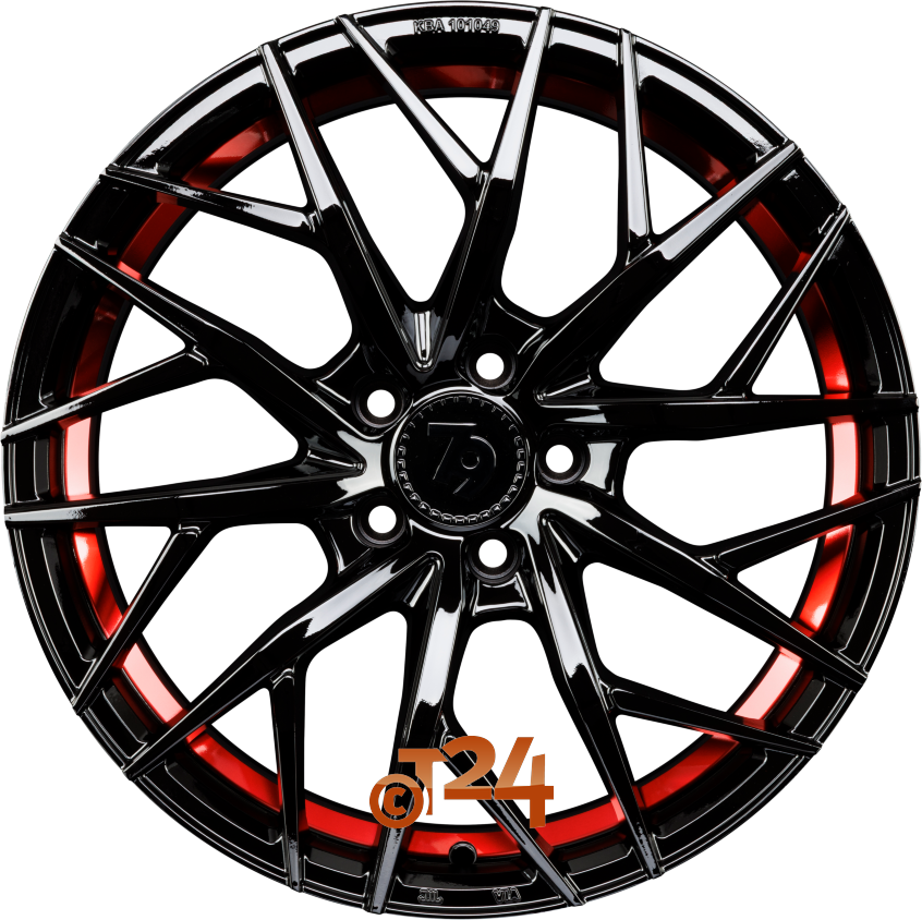 SSF-1|Black Glossy Red Inner Lip (BGRIL) 18