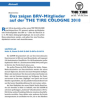 Das zeigen BRV-Mitglieder auf der Tire Cologne