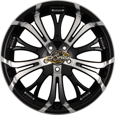 BARRACUDA TZUNAMEE Matt Black Polished 7.50x17 5x100 BARRACUDA TZUNAMEE Matt Black Polished 7.50x17 5x100