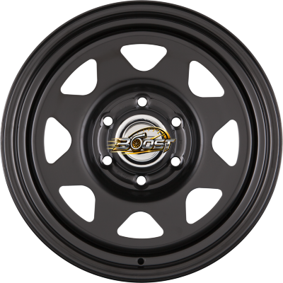 DOTZ DAKAR - Ohne Zubehör DARK Schwarz Glänzend - Offroad Stahlfelge 7.00x15 5x140 DOTZ DAKAR - Ohne Zubehör DARK Schwarz Glänzend - Offroad Stahlfelge 7.00x15 5x140