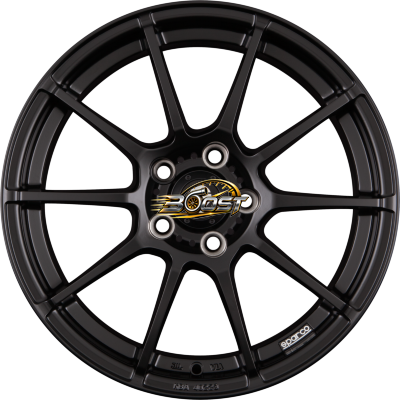 SPARCO ASSETTO GARA Matt Black 7.00x17 5x114 SPARCO ASSETTO GARA Matt Black 7.00x17 5x114