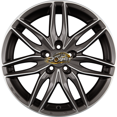 MSW 24 Matt Gun Metal Full Polished 8.00x19 5x108 MSW 24 Matt Gun Metal Full Polished 8.00x19 5x108