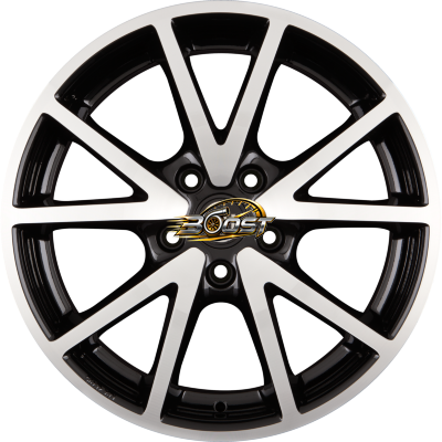 RH ALURAD DE SPORTS Schwarz Voll Poliert 7.00x16 5x114 RH ALURAD DE SPORTS Schwarz Voll Poliert 7.00x16 5x114