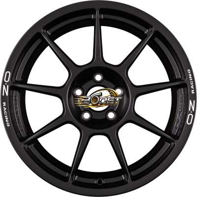 OZ CHALLENGE HLT Matt Black + White Lettering 13.00x18 6x114 OZ CHALLENGE HLT Matt Black + White Lettering 13.00x18 6x114