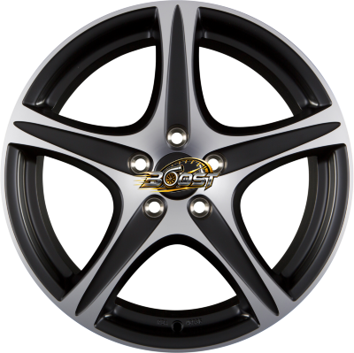 RONAL R56 Mattschwarz-Frontkopiert 6.50x16 4x108 RONAL R56 Mattschwarz-Frontkopiert 6.50x16 4x108