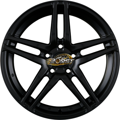 RACER WHEELS ZENITH Satin Black 7.00x16 5x112 RACER WHEELS ZENITH Satin Black 7.00x16 5x112