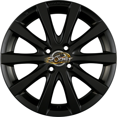 MAK IGUAN Matt Black — Zwart lichtmetalen velg
