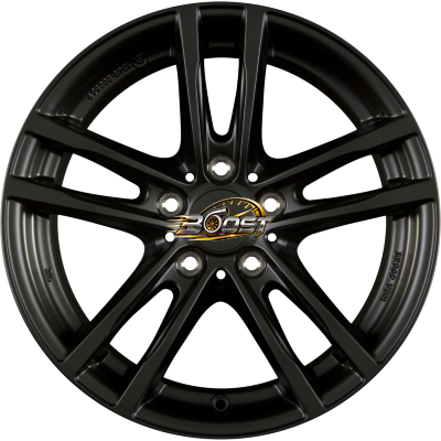 RIAL X10 Racing-Schwarz — Zwart lichtmetalen velg