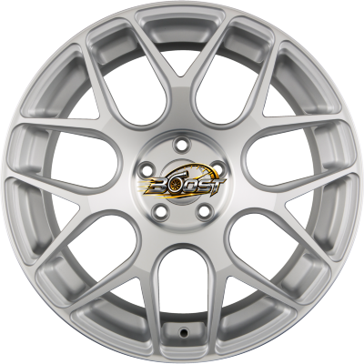 EMOTION-WHEELS MASH Silber Matt Frontpoliert — Zilver lichtmetalen velg