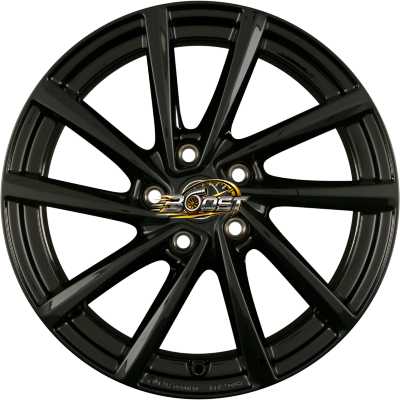 BORBET V Black Glossy — Zwart lichtmetalen velg