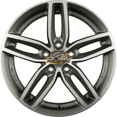 BROCK / RC RC29 Himalaya Grey Voll Poliert (HGVP) 7.50x17 5x100 BROCK / RC RC29 Himalaya Grey Voll Poliert (HGVP) 7.50x17 5x100