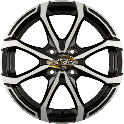 MSW MSW X4 Gloss Black Full Polished — Zwart lichtmetalen velg