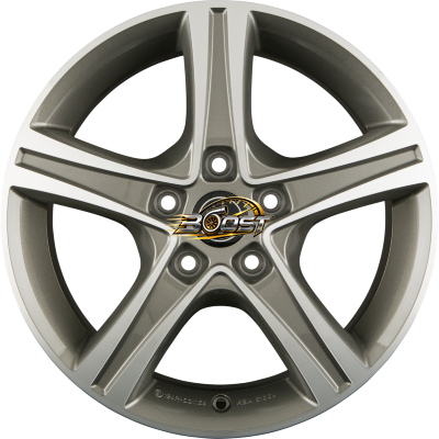 BORBET CWD Mistral Anthracite Glossy Polished — Grijs/antraciet lichtmetalen velg