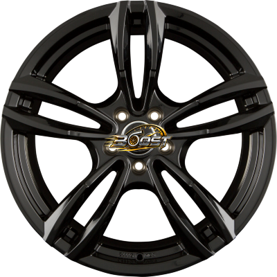 2DRV by WHEELWORLD WH29 Schwarz Glanz Lackiert (SW+) — Zwart lichtmetalen velg