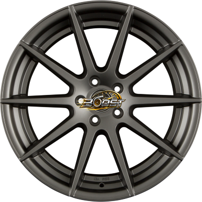 TEC SPEEDWHEELS GT7 Gun Metal - Dark Grey (DG) — Grijs/antraciet lichtmetalen velg