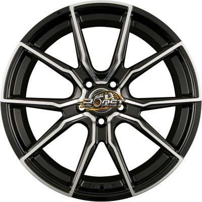 V1 Wheels V1 Schwarz Hochglanzpoliert SP+ — Zwart lichtmetalen velg