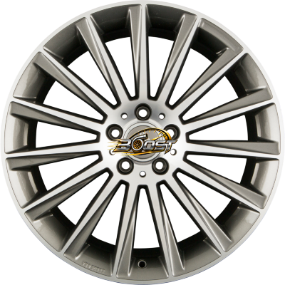 KESKIN KT18 TURBO Palladium Front Polish (PFP) — Grijs/antraciet lichtmetalen velg
