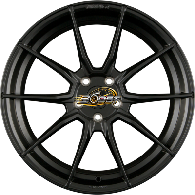 MOTEC ULTRALIGHT (MCR2) Schwarz Matt — Zwart lichtmetalen velg