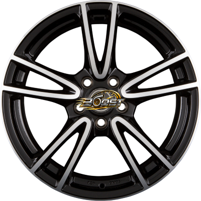 PROLINE WHEELS CX300 Black Polished (BP) 7.50x17 5x114 PROLINE WHEELS CX300 Black Polished (BP) 7.50x17 5x114