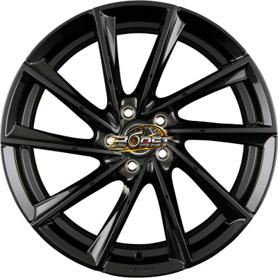 BORBET VTX Black Glossy — Zwart lichtmetalen velg