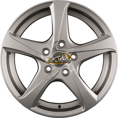 DBV 5SP 001 Shadow Silber — Zilver lichtmetalen velg