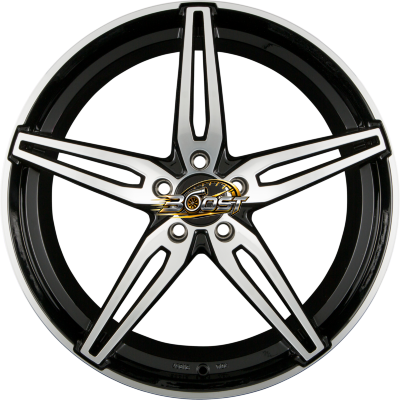 CARMANI CA15 OSKAR Black Polish (BP) — Zwart lichtmetalen velg