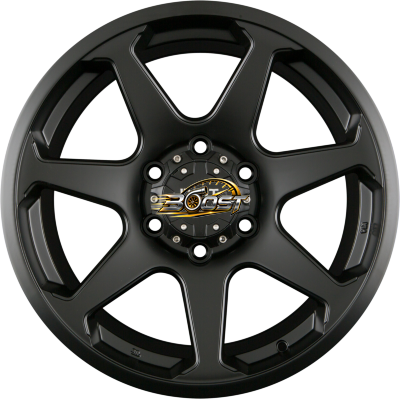 DIRT A.T. D42 Black Matt — Zwart lichtmetalen velg
