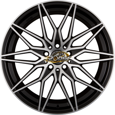 Damina Performance DM02 Black Polished 8.00x18 5x112 Damina Performance DM02 Black Polished 8.00x18 5x112