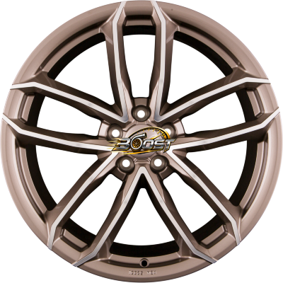 2DRV by WHEELWORLD WH33 Platin Grau Hochglanzpoliert (PGP+) — Grijs/antraciet lichtmetalen velg