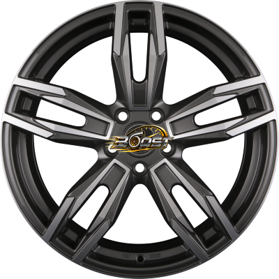 PROLINE WHEELS PXD Grey Polished (GP) — Grijs/antraciet lichtmetalen velg