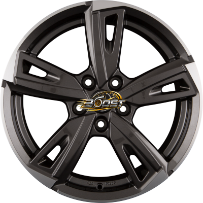 BORBET BU1 Mistral Anthracite Glossy Polished 7.50x17 5x108 BORBET BU1 Mistral Anthracite Glossy Polished 7.50x17 5x108